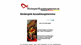 What Kindergeld-auszahlungstermine.de website looked like in 2017 (6 years ago)