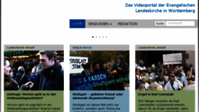 What Kirchenfernsehen.de website looked like in 2017 (6 years ago)