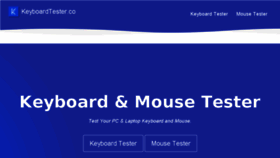 What Keyboardtester.co website looked like in 2017 (6 years ago)