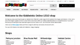 What Kiddiwinks.co.za website looked like in 2017 (6 years ago)