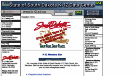 What K12.sd.us website looked like in 2018 (6 years ago)