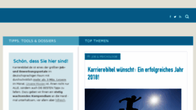 What Karrierebibel.de website looked like in 2018 (6 years ago)