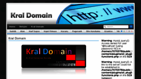 What Kraldomain.com website looked like in 2018 (6 years ago)
