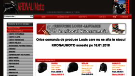 What Kronaumoto.ro website looked like in 2018 (7 years ago)