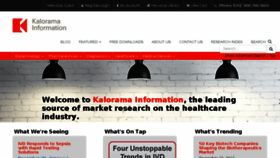 What Kaloramainformation.com website looked like in 2018 (6 years ago)