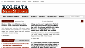 What Kolkatanewstoday.in website looked like in 2018 (6 years ago)
