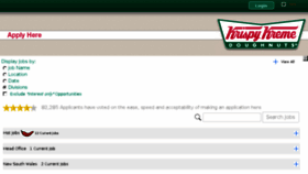 What Krispykreme.expr3ss.com website looked like in 2018 (6 years ago)
