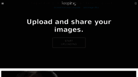 What Keepimg.com website looked like in 2018 (6 years ago)