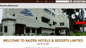 What Kaizenhotels.co.in website looked like in 2018 (6 years ago)