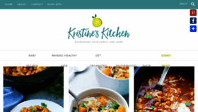 What Kristineskitchenblog.com website looked like in 2018 (6 years ago)