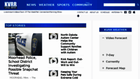 What Kvrr.com website looked like in 2018 (6 years ago)