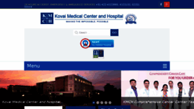 What Kmchhospitals.com website looked like in 2018 (6 years ago)