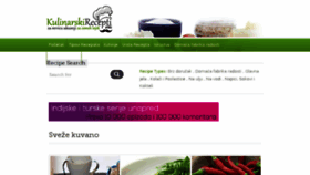 What Kulinarskirecepti.info website looked like in 2018 (6 years ago)