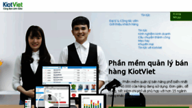 What Kiotviet.vn website looked like in 2018 (6 years ago)