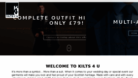 What Kilts-4-u.com website looked like in 2018 (6 years ago)