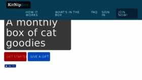 What Kitnipbox.com website looked like in 2018 (6 years ago)