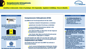 What Kns.kompetenznetz-schizophrenie.info website looked like in 2018 (6 years ago)