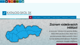 What Katalog-skol.sk website looked like in 2018 (6 years ago)