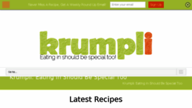 What Krumpli.co.uk website looked like in 2018 (6 years ago)