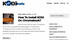 What Kodikwiz.com website looked like in 2018 (6 years ago)
