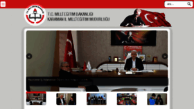 What Karaman.meb.gov.tr website looked like in 2018 (6 years ago)