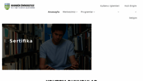 What Kbuzem.karabuk.edu.tr website looked like in 2018 (6 years ago)