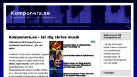 What Komponera.se website looked like in 2018 (6 years ago)