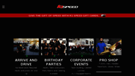 What K1speed.com website looked like in 2018 (6 years ago)