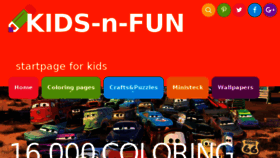 What Kids-n-fun.com website looked like in 2018 (6 years ago)