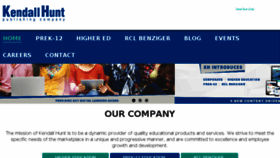 What Kendallhunt.com website looked like in 2018 (6 years ago)