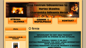What Kominki7.pl website looked like in 2018 (6 years ago)