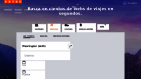 What Kayak.es website looked like in 2018 (6 years ago)