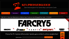 What Key-preisvergleich.de website looked like in 2018 (6 years ago)