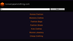What Koreanjapanclothing.com website looked like in 2018 (6 years ago)