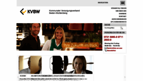 What Kvbw.de website looked like in 2018 (6 years ago)