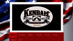 What Kendallcountryband.fr website looked like in 2018 (6 years ago)