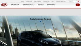 What Kia.com.mm website looked like in 2018 (6 years ago)