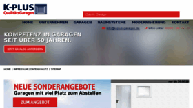 What K-plus-garagen.de website looked like in 2018 (6 years ago)