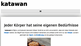What Katawan.de website looked like in 2018 (6 years ago)