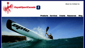 What Kayaksport.net website looked like in 2018 (6 years ago)