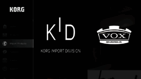 What Korg-kid.com website looked like in 2018 (6 years ago)