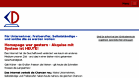 What Kd-akademie.de website looked like in 2018 (6 years ago)