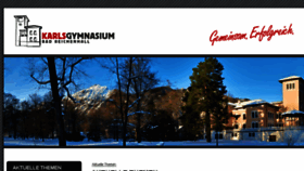 What Karlsgymnasium-bgl.de website looked like in 2018 (6 years ago)