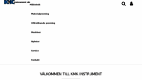 What Kmk-instrument.se website looked like in 2018 (6 years ago)