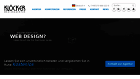What Kloecker.ac website looked like in 2018 (6 years ago)