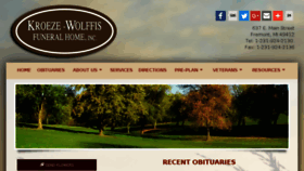 What Kroeze-wolffis.com website looked like in 2018 (6 years ago)
