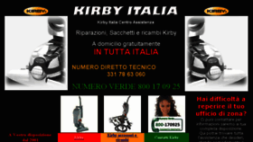 What Kirbyitaliacentroassistenza.com website looked like in 2018 (6 years ago)