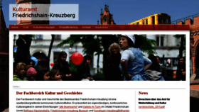 What Kulturamt-friedrichshain-kreuzberg.de website looked like in 2018 (6 years ago)
