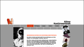 What Koelnerkostuemwerkstatt.de website looked like in 2018 (6 years ago)