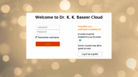 What Kkbaseer.moodlecloud.com website looked like in 2018 (6 years ago)